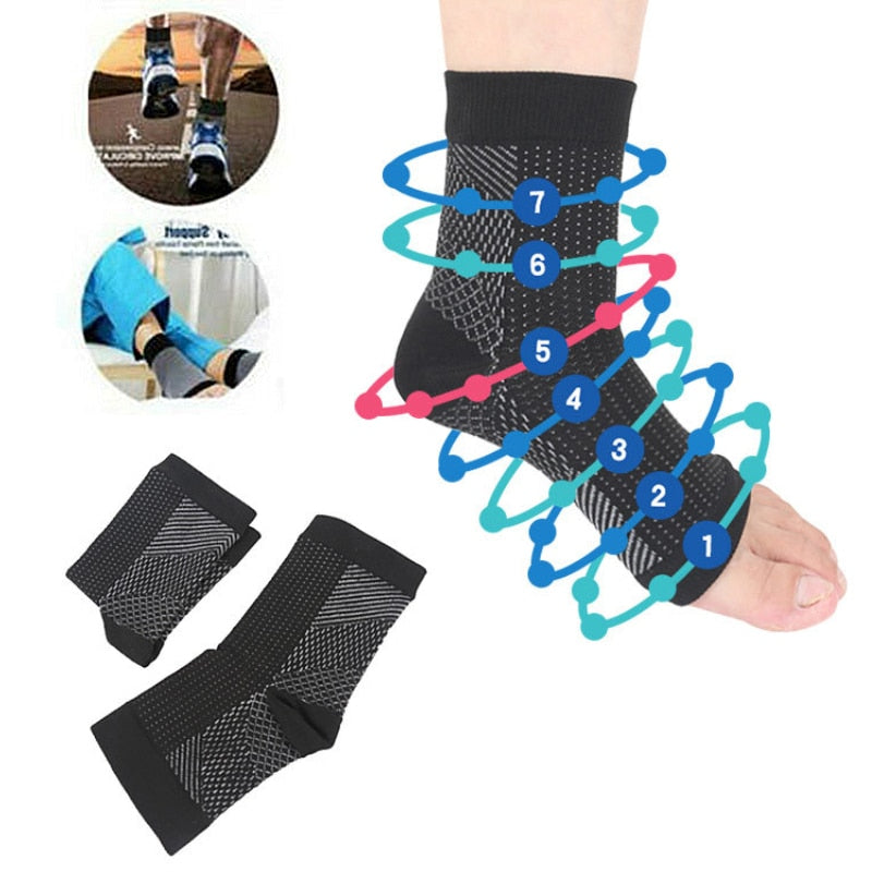 Anti fatigue compression foot sleeve